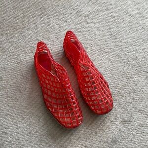 Amazon jelly shoes!